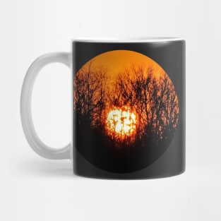 FIERY WINTER SUNSET Mug